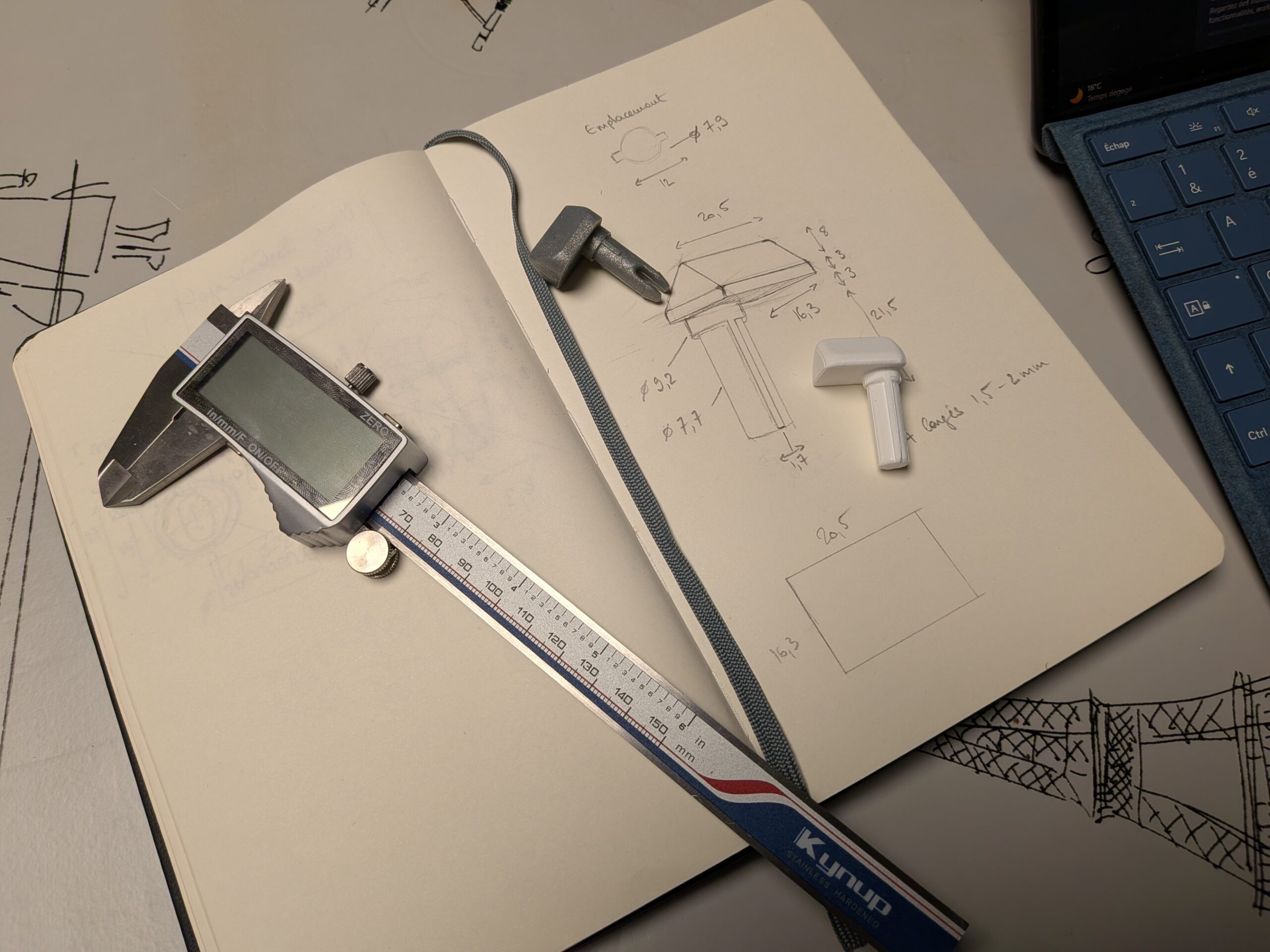 Reproduction d'une pièce cassée